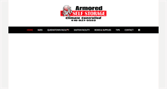 Desktop Screenshot of myarmoredselfstorage.com